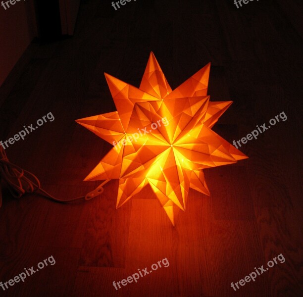 Lamp Star Shining Free Photos