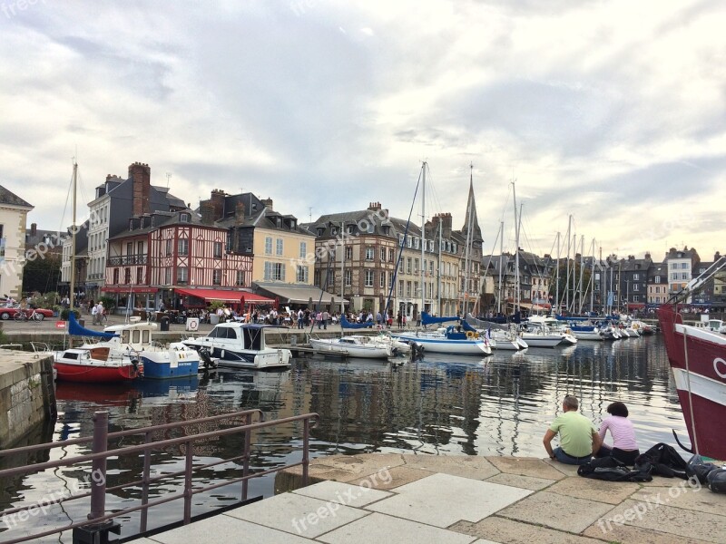 Honfleur Port Normandy Fishing France