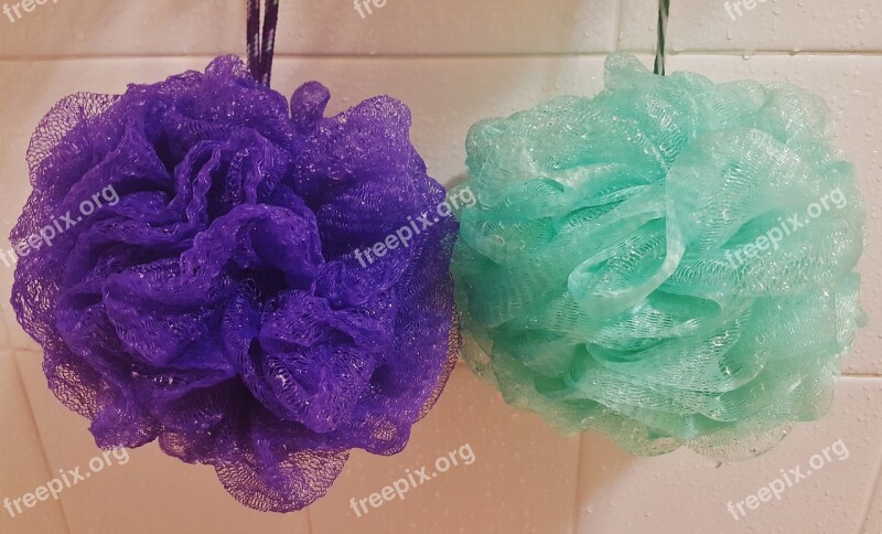 Shower Sponge Buff Puff Showering Shower Hygiene