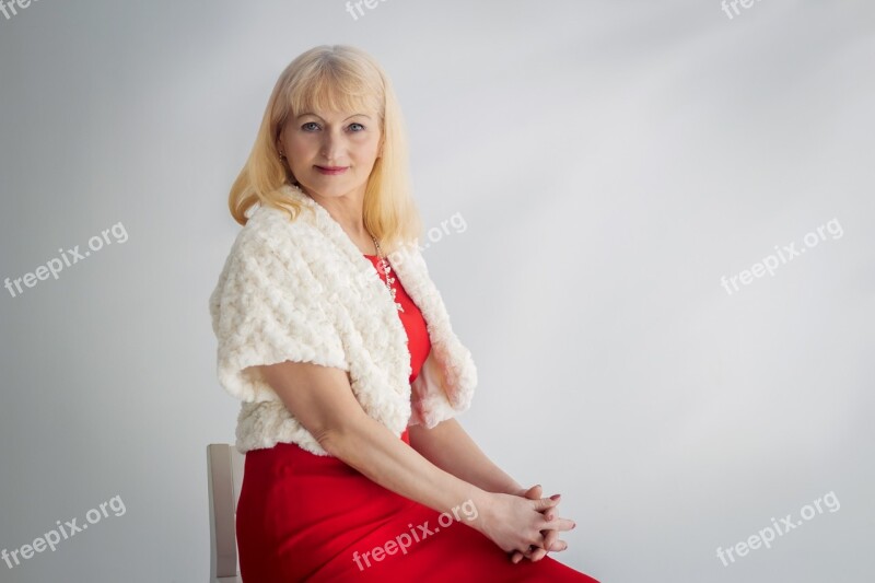 Business Lady Woman Elegant Sitting