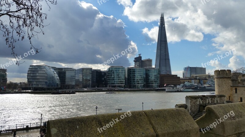 London Shard City Landscape View