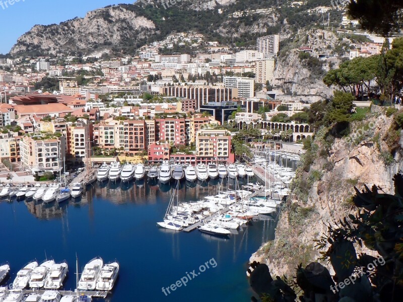 Monaco Port Boating Marina Mediterranée