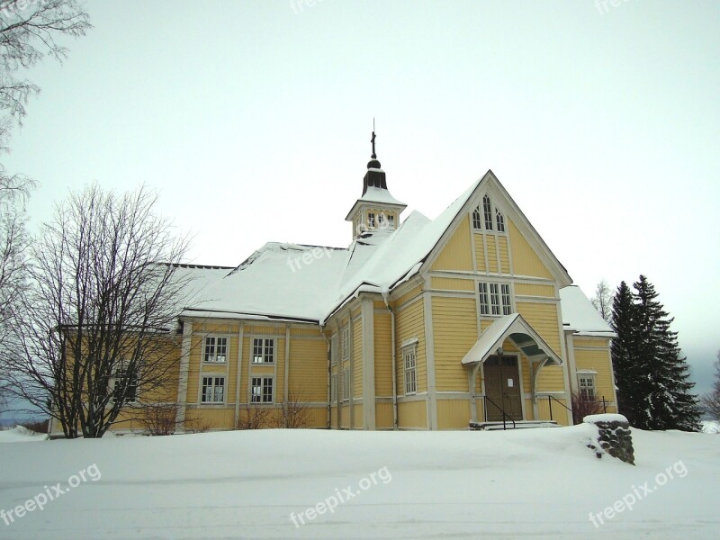 Church Religion Lutheran Finnish Cruciform Church