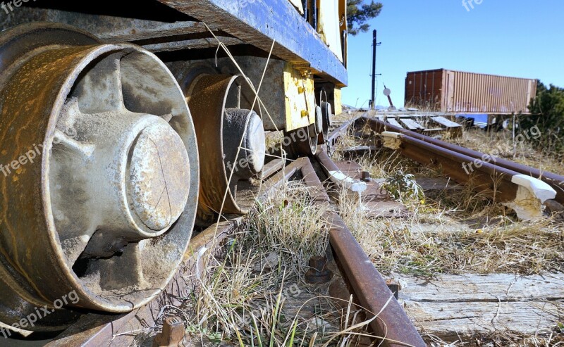 Wheels Wagon Railway Train Transport