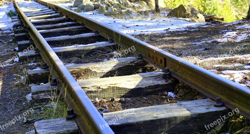 Via Railway Rail Sleepers Rails