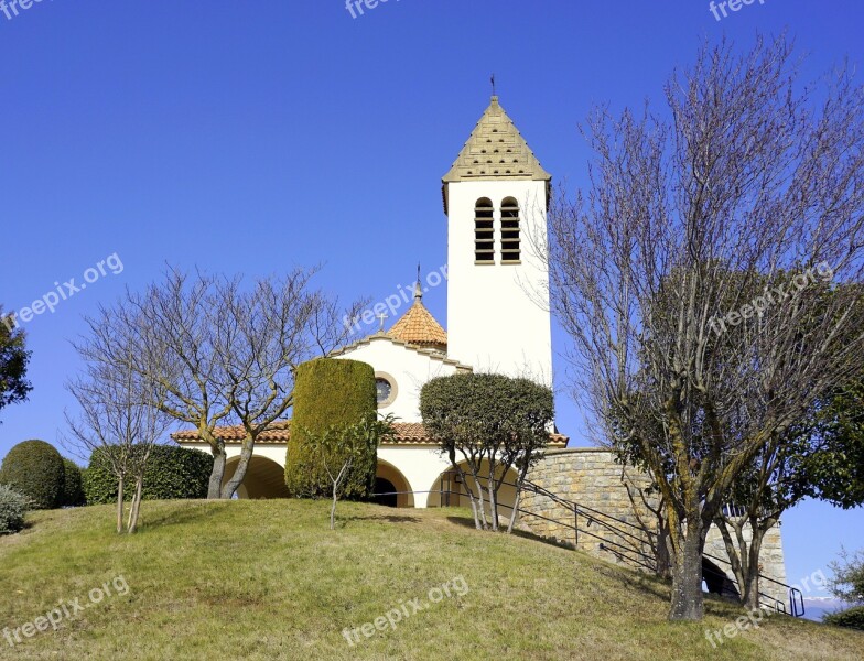 Lourdes Shrine Cult Place Church Religion Building