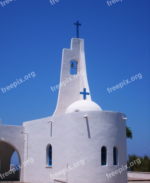 Church Orthodox Church Orthodox Greece Blue