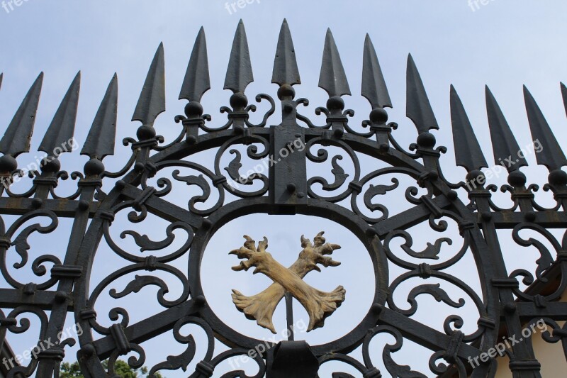 Gate Entrance Wrought Iron Tips Free Photos