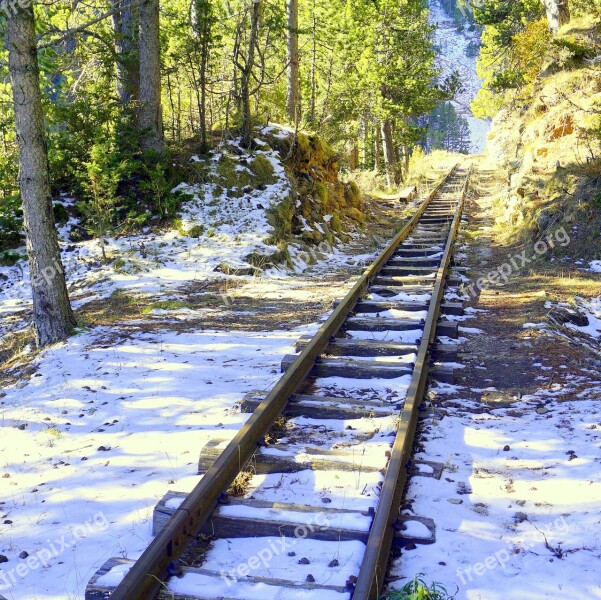 Rails Train Railway Pathways Train Tracks