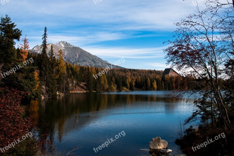 Slovakia Vysoké Tatry Mountains Nature Tatry