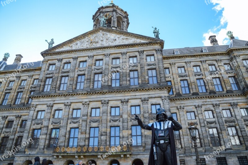 Amsterdam Starwars Darth Vader Building Free Photos