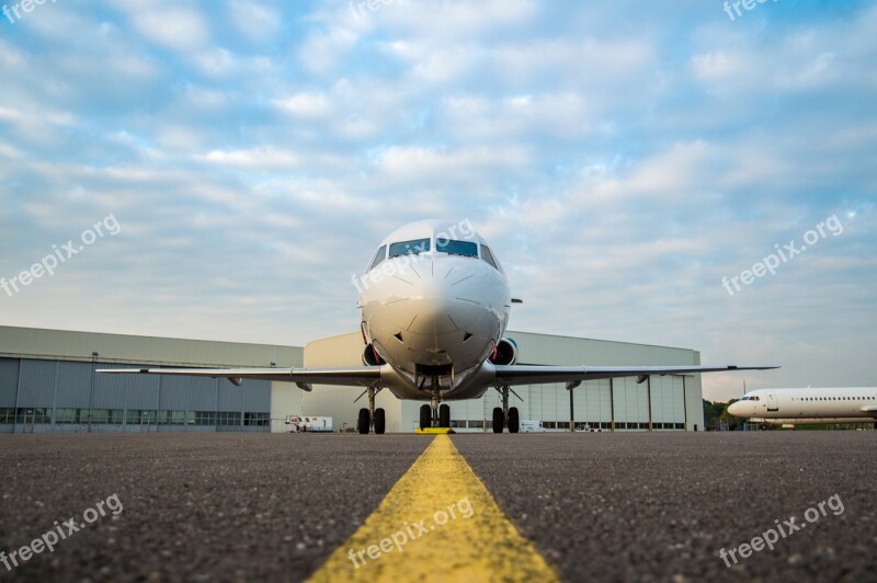 Aircraft Front Cockpit Front View Nose