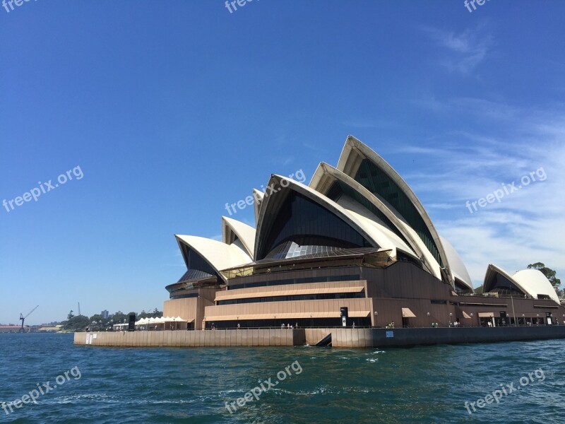 Opera House Sydney Australia Landmark Harbour