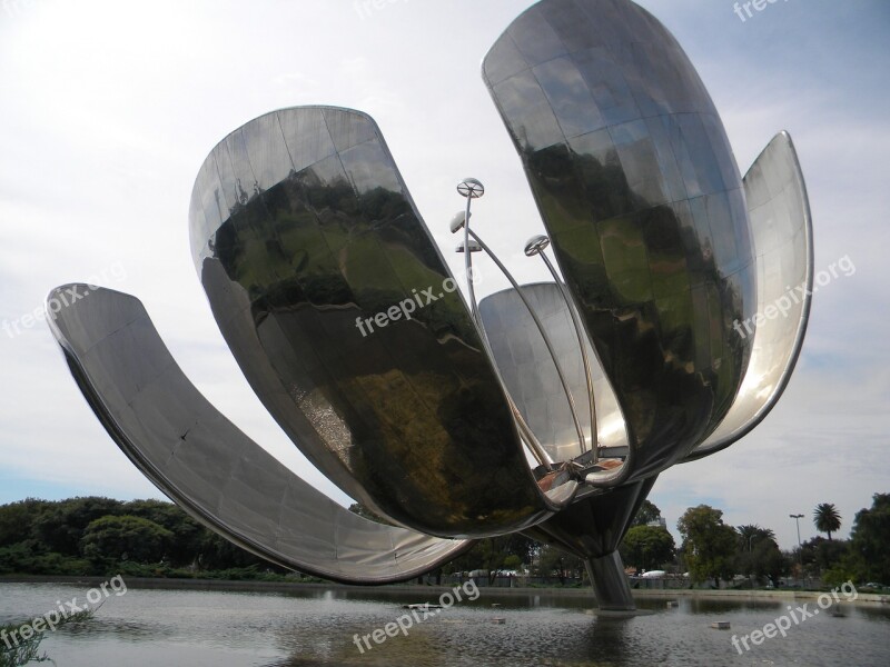 Flor Monument Metal Recoleta Buenos