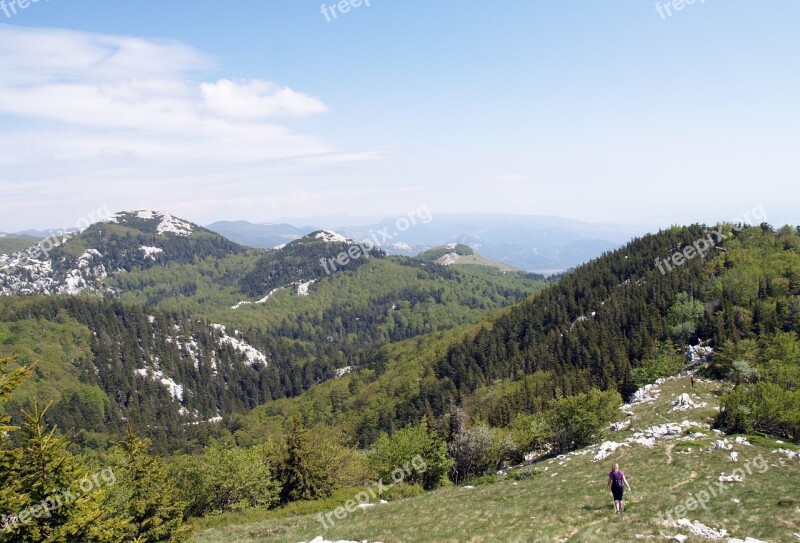 Hiking Hiker Adventure Person Mountain