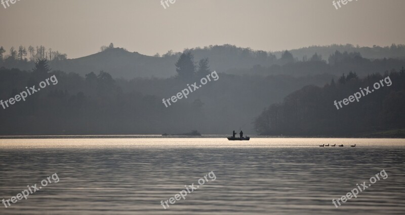 Windermere Lake District Fishing Lake Cumbria