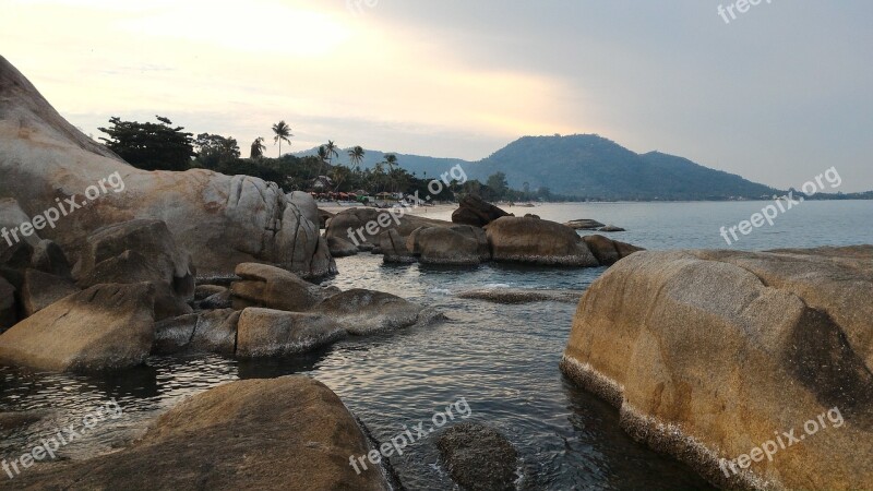 Beach Thailand Samui Free Photos