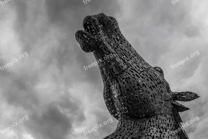 Kelpies Scotland Horse Head Sculpture Equine