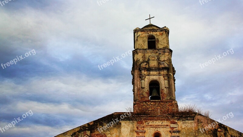 Church Steeple Cuba Building Spire