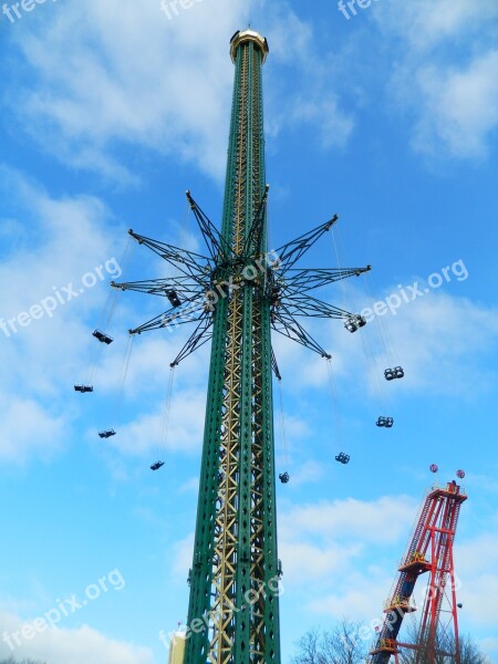 Carousel Highest 139 Meters Prater Tower