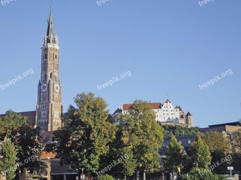 Landshut Martin Church Trausnitz Castle Castle Church