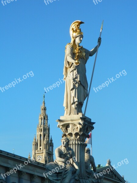 Antiquity The Statue Of Vienna Athena Free Photos