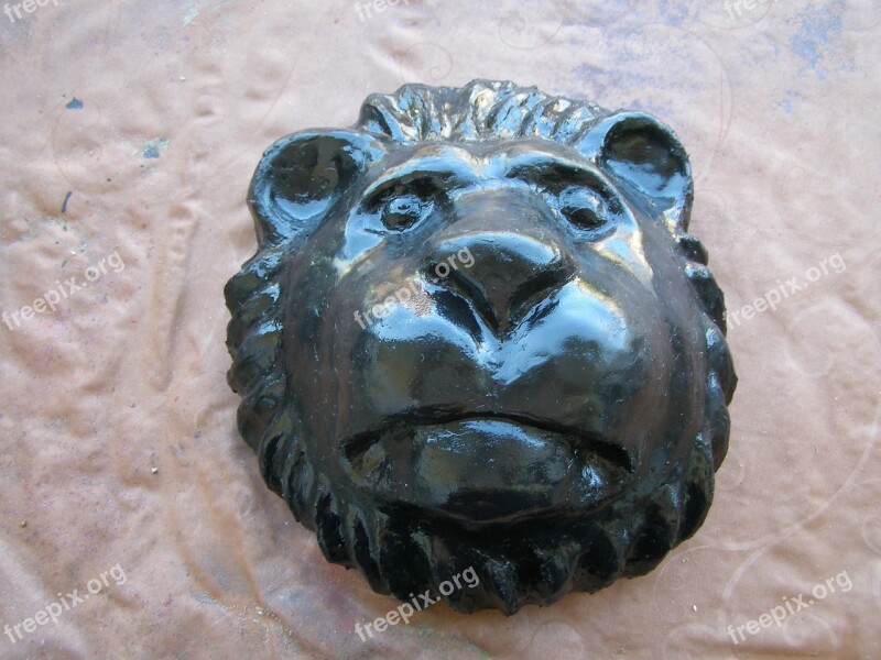 Lion Head Art Hand Labor Free Photos