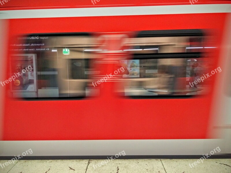 Train Dynamic Movement S Bahn Metro