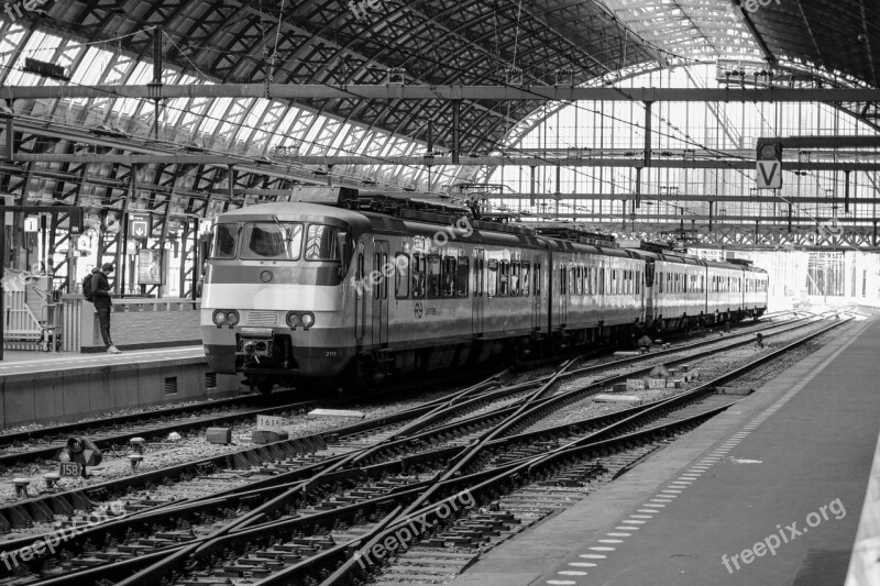 Train Amsterdam Public Transport Netherlands Holland