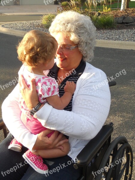 Grandma Granddaughter Baby Senior Love