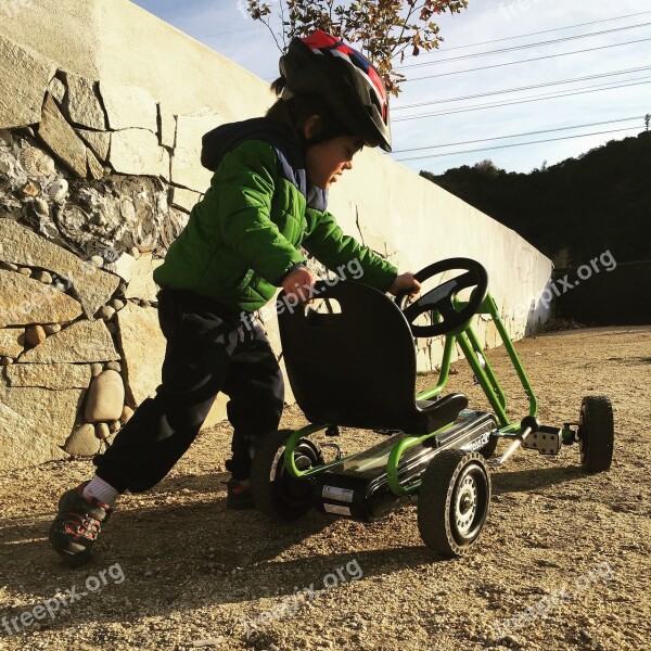 Quadricycle Child Karting Go Kart 3 Years Young