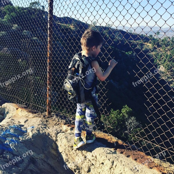 Child Boy Climber Hiker Age Of 3