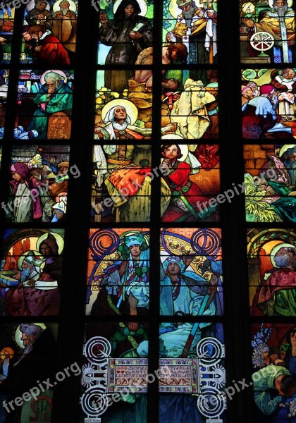 Stained Glass Church Stained Glass Window Religious Glass