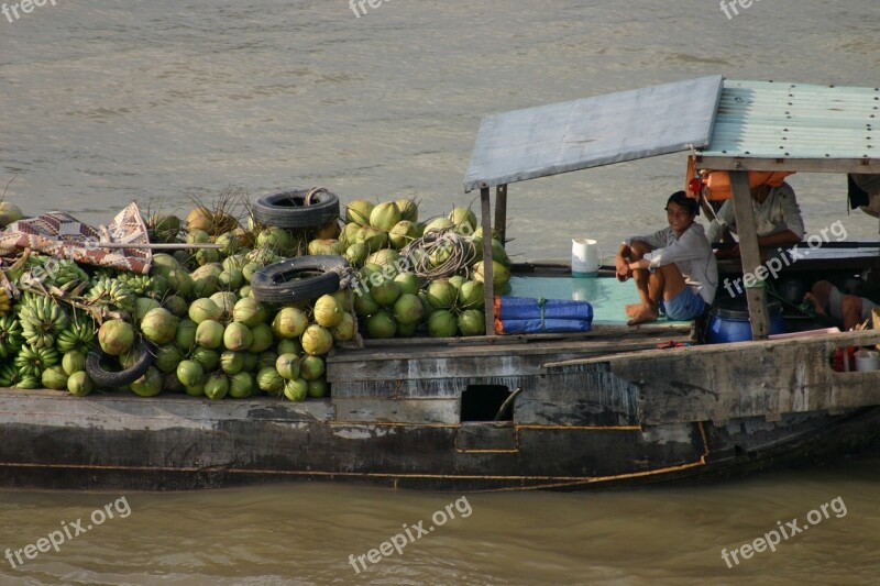 Transport River Asia Selling Free Photos