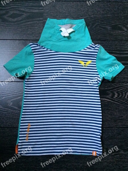 Clothing T-shirt Child Stripes Dutch Design