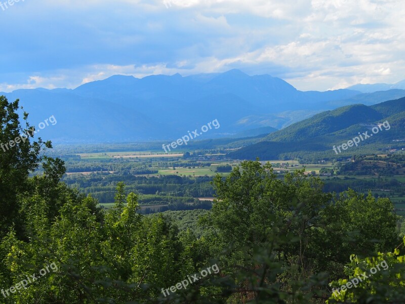 Green Landscape Forest Mountain Sky