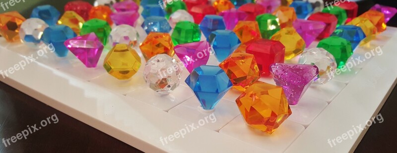 Bejeweled Board Game Game Pieces Jewels