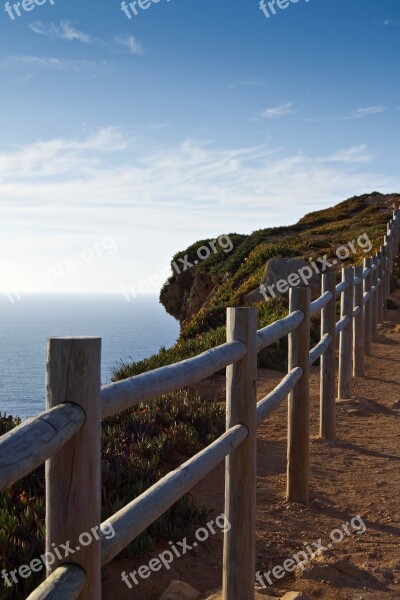 Portugal Sintra Ocean Sea Nature