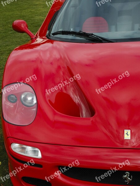 Ferrari Fast Design Sportscar Red