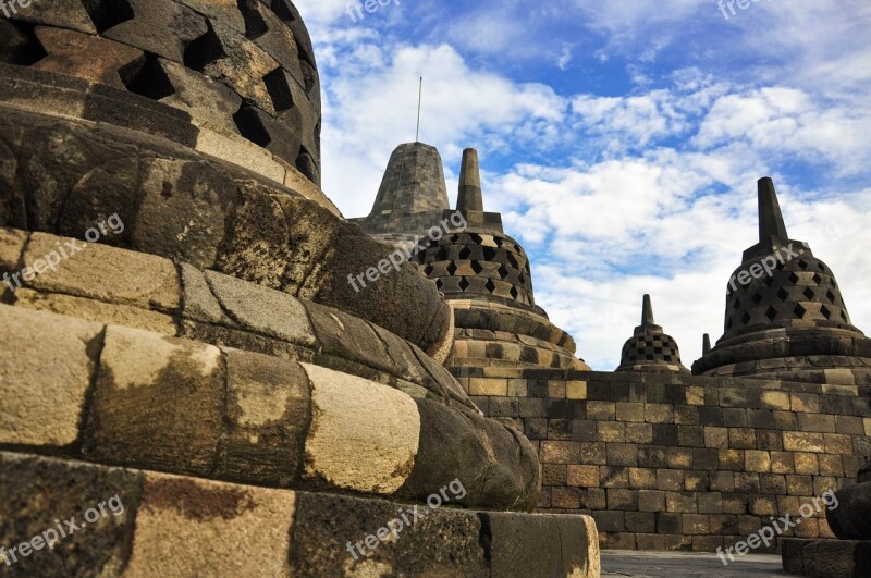 Indonesia Temple Borbodur History Traditional