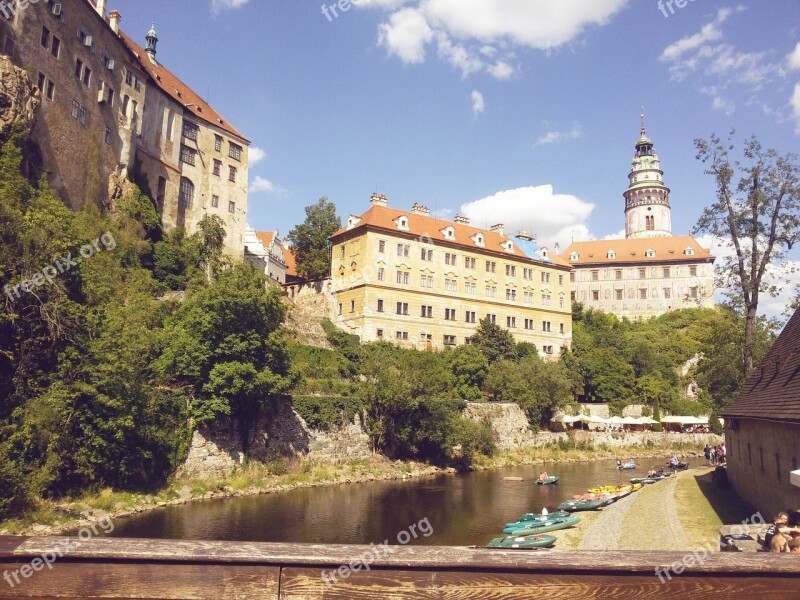 Tower River Stone Tower South Bohemia Free Photos