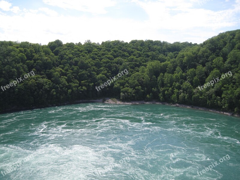 Niagra Falls Canada Water Nature Rapids