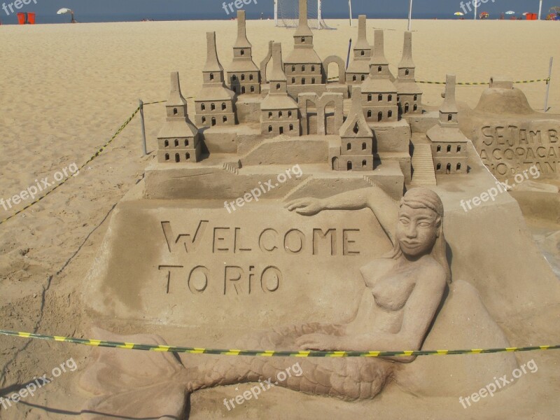 Sandcastle Rio Beach Sand Sculpture