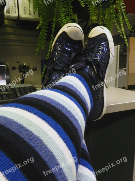 Friday Feet Up Stripes Socks Striped Socks