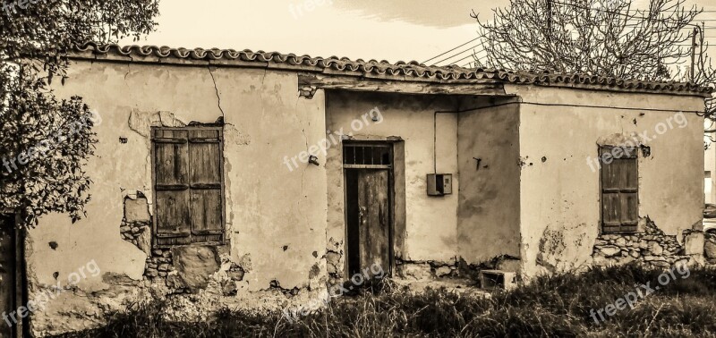 Cyprus Paralimni Old House Traditional Architecture