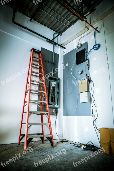 Electrician Electricity Panel Electric Ladder