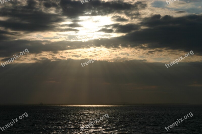 Terschelling Sunset Sky Dusk Sunlight