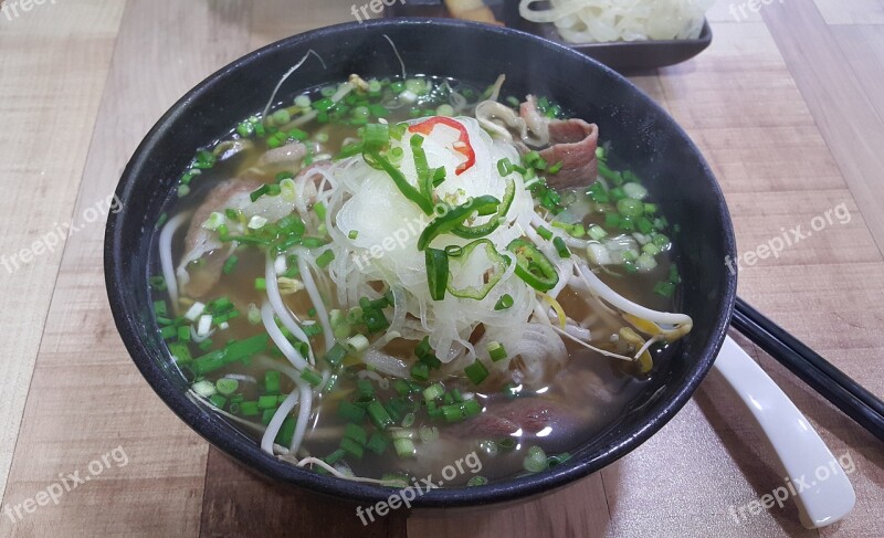 Vietnam Rice Noodles Noodles Meat Hot