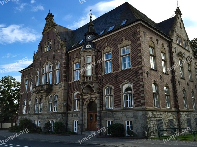 District Court Brick Delmenhorst Building Facade