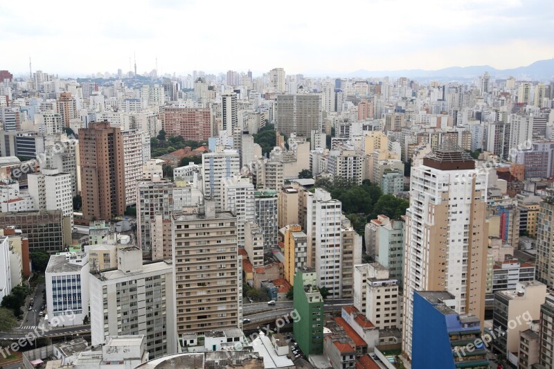 São Paulo Buildings Modern Architecture Old Percent Building